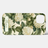 Gepersonaliseerd Prachtig klassiek bloemenpatroon Case-Mate iPhone Case (Achterkant (horizontaal))
