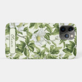 Gepersonaliseerd Prachtig klassiek bloemenpatroon Case-Mate iPhone Case (Achterkant (horizontaal))