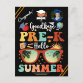 Gepersonaliseerd Pre-k Afstuderen Hallo Aankondigingskaart (Voorkant)