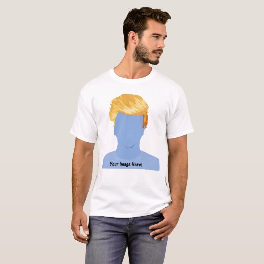Gepersonaliseerd President Donald Trump's Hair T-s T-shirt (Voorkant volledig)