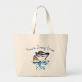 Gepersonaliseerd Pret Cruise Schip Grote Tote Bag