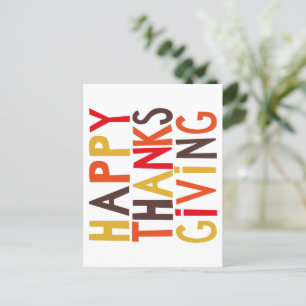 Gepersonaliseerd Prettig Thanksgiving! Briefkaart