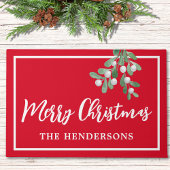 Gepersonaliseerd prettige kerstfeestdag deurmat