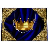 Gepersonaliseerd Prince Baby shower Groot Cadeauzakje (Voorkant)