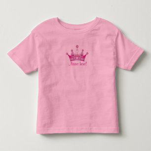Gepersonaliseerd Princess Crown T-shirt