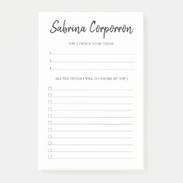 Gepersonaliseerd Prioritiseerd om Lijst te doen Post-it® Notes