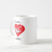 Gepersonaliseerd Pro-life Koffiemok (Voorkant links)