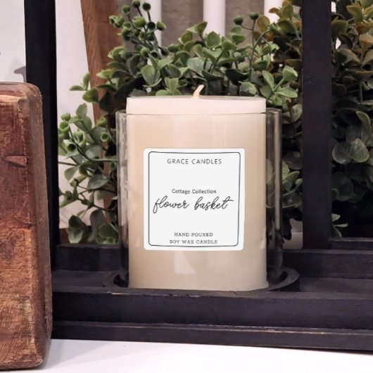 Gepersonaliseerd product Kaarsetiket Sticker