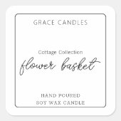 Gepersonaliseerd product Kaarsetiket Sticker (Voorkant)