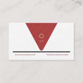 Gepersonaliseerd professioneel Visitekaartje - op 