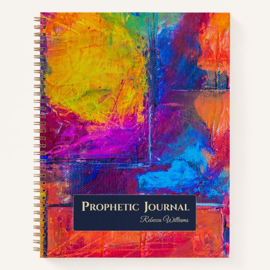 Gepersonaliseerd Profetisch Gebedsdagboek Notitieboek (Voorkant)