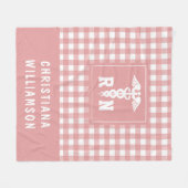 Gepersonaliseerd Pset Pattern RN Geregistreerde ve Fleece Deken (Voorkant (Horizontaal))