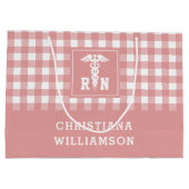 Gepersonaliseerd Pset Pattern RN Geregistreerde ve Groot Cadeauzakje (Achterkant)