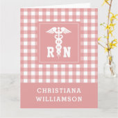 Gepersonaliseerd Pset Pattern RN Geregistreerde ve Kaart (Gele Bloem)