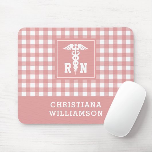 Gepersonaliseerd Pset Pattern RN Geregistreerde ve Muismat (Met muis)