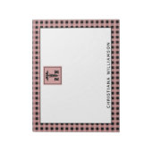 Gepersonaliseerd Pset Pattern RN Geregistreerde ve Notitieblok (Linkerzijde)