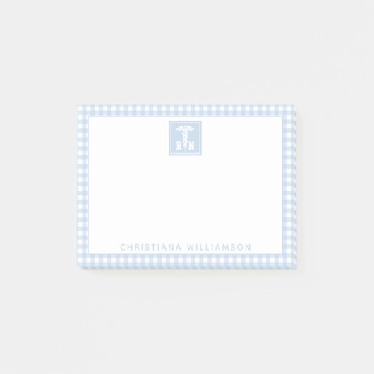 Gepersonaliseerd Pset Pattern RN Geregistreerde ve Post-it® Notes (Voorkant)