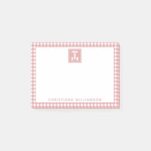 Gepersonaliseerd Pset Pattern RN Geregistreerde ve Post-it® Notes (Voorkant)