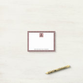 Gepersonaliseerd Pset Pattern RN Geregistreerde ve Post-it® Notes (Op bureau)