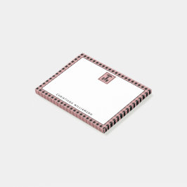 Gepersonaliseerd Pset Pattern RN Geregistreerde ve Post-it® Notes