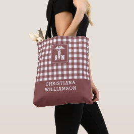 Gepersonaliseerd Pset Pattern RN Geregistreerde ve Tote Bag