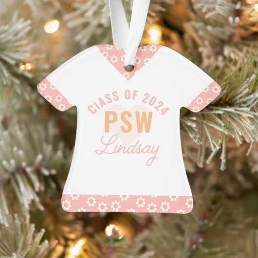 Gepersonaliseerd PSW afstuderen Ornament (Boom)
