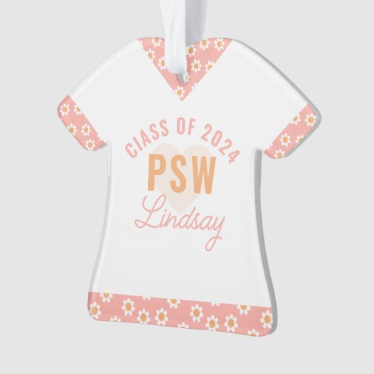 Gepersonaliseerd PSW afstuderen Ornament (voorkant)