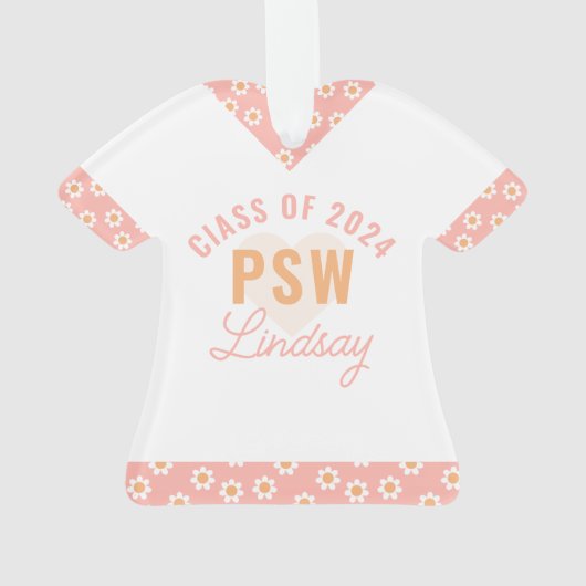 Gepersonaliseerd PSW afstuderen Ornament (achterkant)