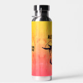 Gepersonaliseerd psychedelisch bloeddoorlopen gezi waterfles (Rechts)