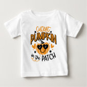 Gepersonaliseerd Pumpkin Baby T-shirt (Voorkant)
