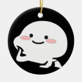 Gepersonaliseerd Quby sticker cadeau voor haar, ma Keramisch Ornament (Voorkant)