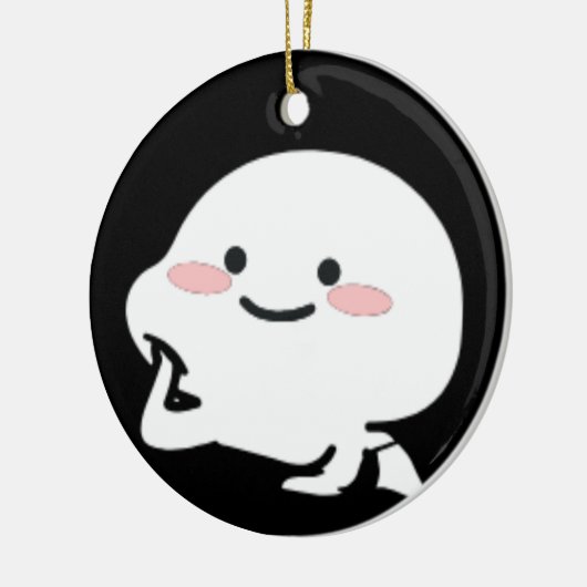 Gepersonaliseerd Quby sticker cadeau voor haar, ma Keramisch Ornament (Links)