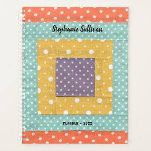 Gepersonaliseerd Quilting Patchwork 2022 Planner