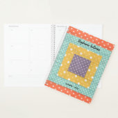Gepersonaliseerd Quilting Patchwork Planner (Display)