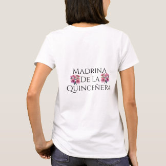 Gepersonaliseerd Quinceañera Celebration T-shirt