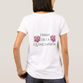 Gepersonaliseerd Quinceañera T-shirt (Achterkant)