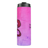 Gepersonaliseerd raadselachtig verstrengeld oog thermosbeker (Voorkant)