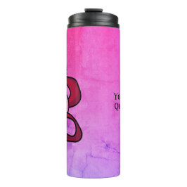 Gepersonaliseerd raadselachtig verstrengeld oog thermosbeker