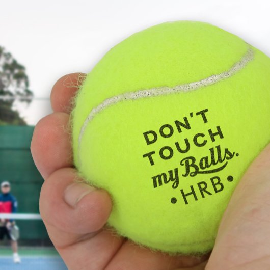 Gepersonaliseerd raak mijn tennisballen niet aan