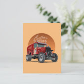 Gepersonaliseerd racewagen concept briefkaart (Staand voorkant)