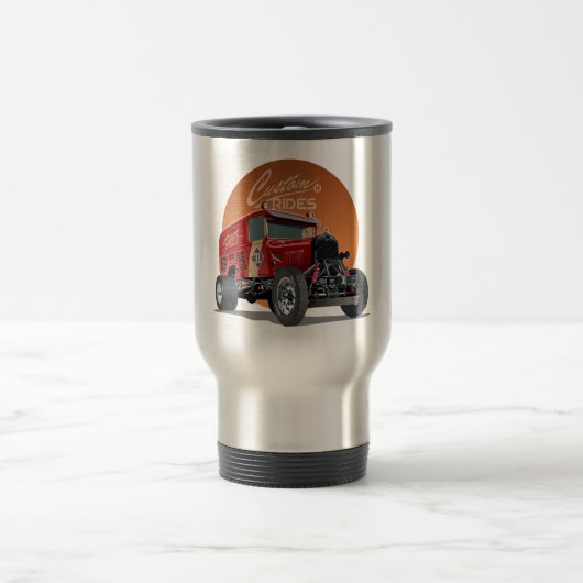 Gepersonaliseerd racewagen concept reisbeker (Center)