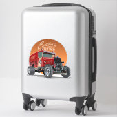 Gepersonaliseerd racewagen concept sticker (Koffer)