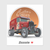 Gepersonaliseerd racewagen concept sticker (Vel)