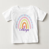 Gepersonaliseerd Rainbow Kinder T-shirt – Aangepas