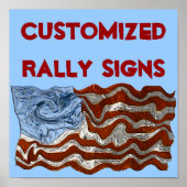 Gepersonaliseerd Rally Signs Poster (Voorkant)