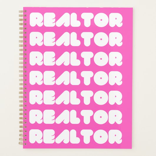 Gepersonaliseerd Realtor-Logo Planner (Voorkant)