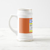 Gepersonaliseerd recept Alcohol Humoristisch Bierpul (Links)