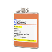 Gepersonaliseerd recept Humoureuze alcohol Heupfles (Links)