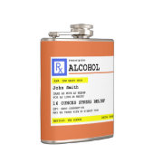 Gepersonaliseerd recept Humoureuze alcohol Heupfles (Rechts)