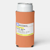 Gepersonaliseerd recept Humoureuze alcohol Seltzer Blikjeskoeler (Seltzer Voorkant)